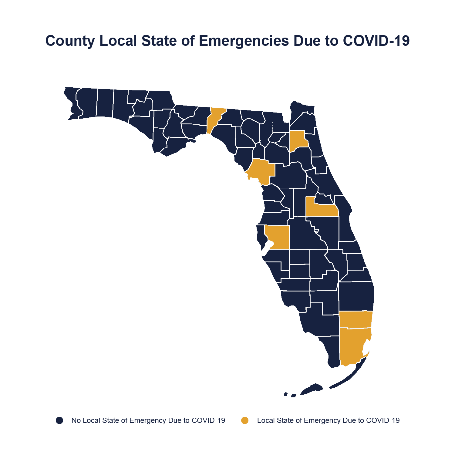 Florida County Map (COVID Data 11-1-21)